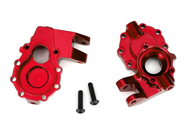 Traxxas 8252R Red Aluminum Inner Front Portal Housing for TRX-4