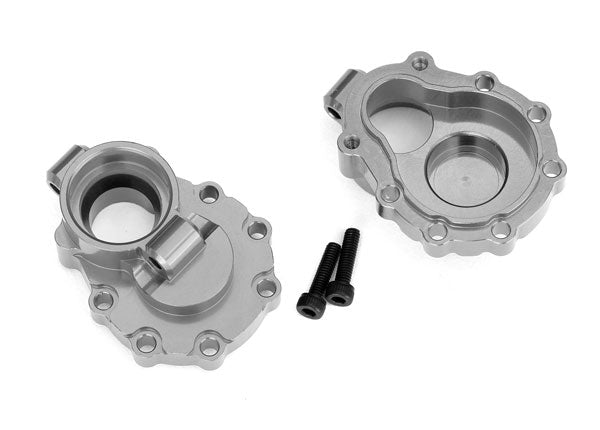 Traxxas 8253A Gray Aluminum Inner Rear Portal Housing for TRX-4