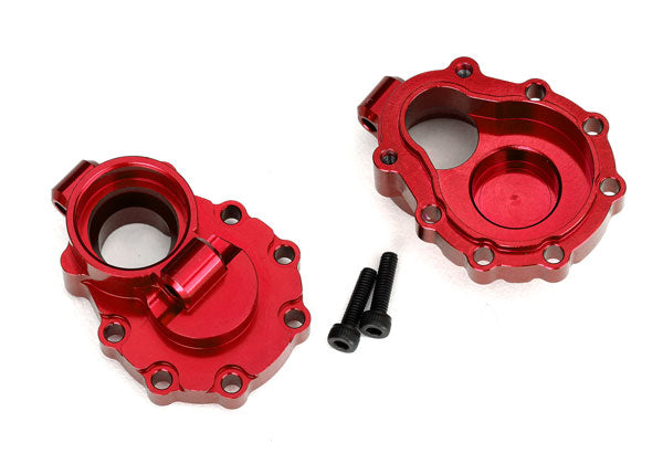 Traxxas 8253R Red Aluminum Inner Rear Portal Housing for TRX-4