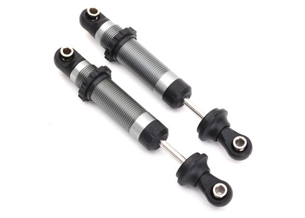 Traxxas 8260 Silver Aluminum GTS Shocks with Spring Retainer for TRX-4 and Other Crawlers