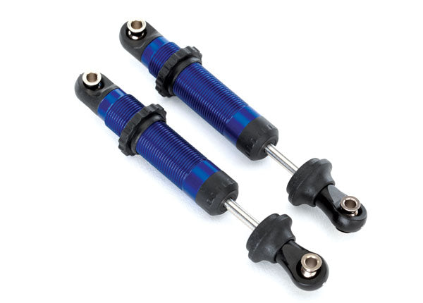 Traxxas 8260A Blue Aluminum GTS Shocks with Spring Retainer for TRX-4 and Other Crawlers