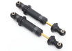 Traxxas 8260X Hard Anodized Aluminum GTS Shocks with Spring Retainer for TRX-4 and Other Crawlers