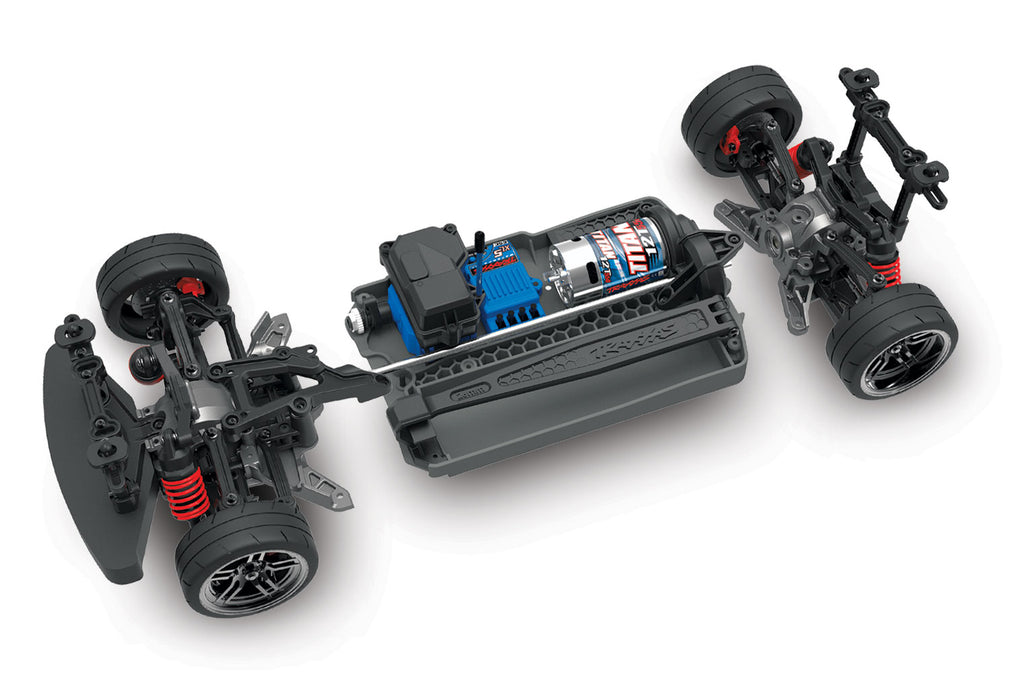 Traxxas 83024-4 4-Tec 2.0 1/10 Scale AWD Chassis with Titan T12 Motor