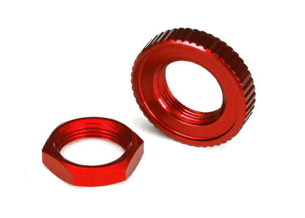 Traxxas 8345R Red Aluminum Servo Saver Nuts for 4-Tec 2.0 and 4-Tec 3.0