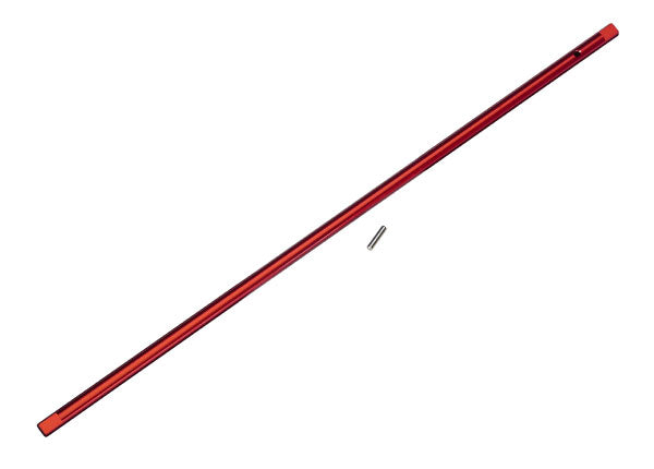 Traxxas 8355R Red Aluminum Center Driveshaft for 4-Tec 2.0