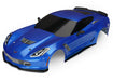 Traxxas 8386X Blue Chevrolet Corvette Z06 Body for 4-Tec 2.0
