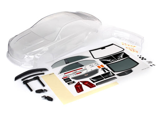 Traxxas 8391 Cadillac CTS-V Clear Body for 4-Tec 2.0