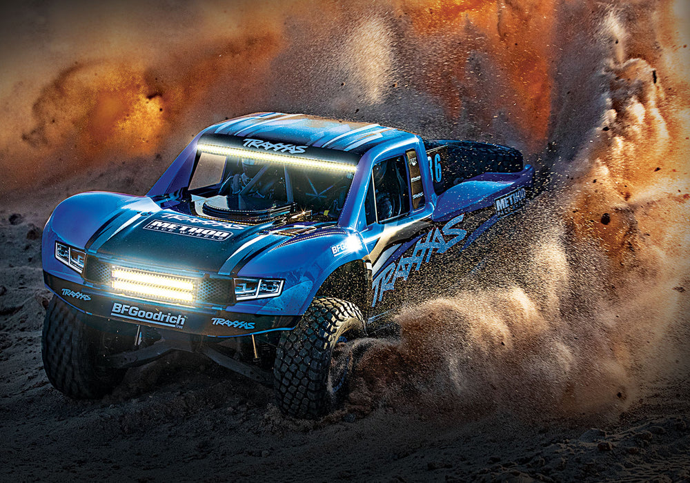 Traxxas 85086-4 Unlimited Desert Racer (UDR) Pro-Scale 4x4 Trophy Truck Blue with LED Lights