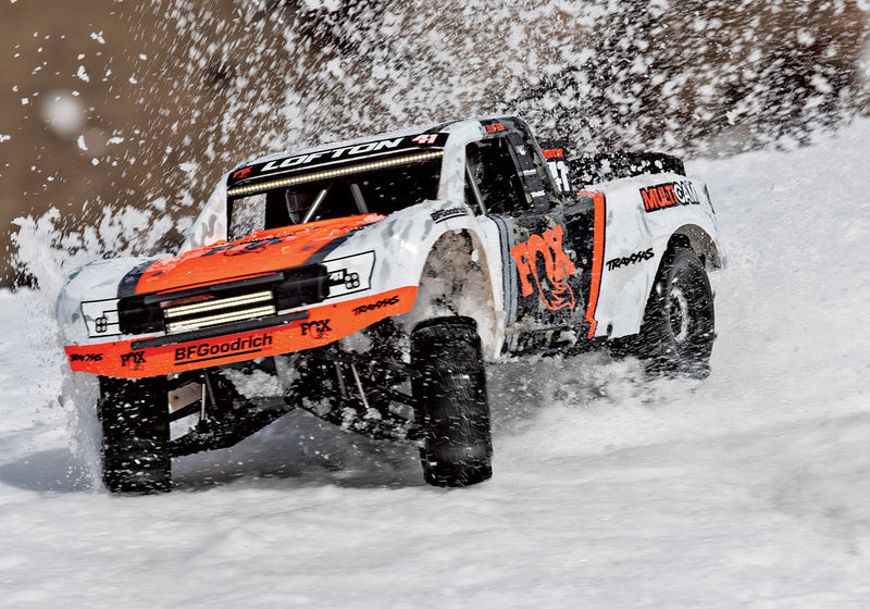 Traxxas 85086-4 Unlimited Desert Racer (UDR) Pro-Scale 4x4 Trophy Truck Fox Racing with LED Lights