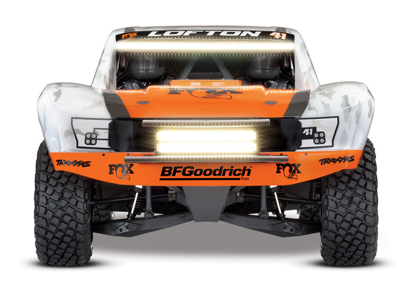 Traxxas 85086-4 Unlimited Desert Racer (UDR) Pro-Scale 4x4 Trophy Truck Fox Racing with LED Lights