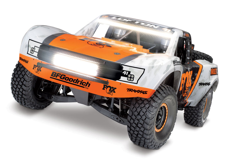 Traxxas 85086-4 Unlimited Desert Racer (UDR) Pro-Scale 4x4 Trophy Truck Fox Racing with LED Lights