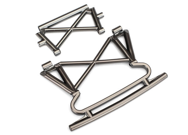 Traxxas 8535X Satin Black Chrome Plated Front Bumper Support for UDR