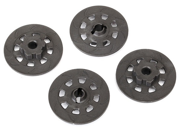 Traxxas 8569 Hex Wheel Hubs with Disc Brake Rotors for UDR 4 Pack