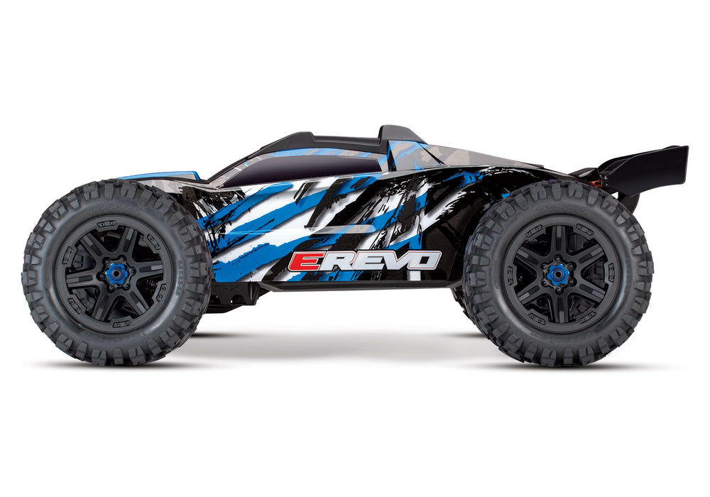 Traxxas 86086-4 E-Revo 2.0 VXL Brushless 1/10 Scale 4WD Brushless Electric Monster Truck Blue