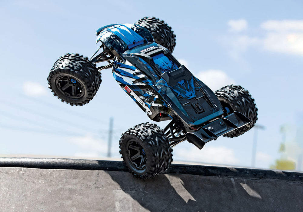 Traxxas 86086-4 E-Revo 2.0 VXL Brushless 1/10 Scale 4WD Brushless Electric Monster Truck Blue