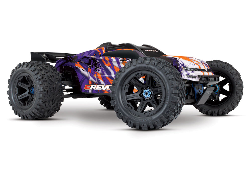 Traxxas 86086-4 E-Revo 2.0 VXL Brushless 1/10 Scale 4WD Brushless Electric Monster Truck Purple