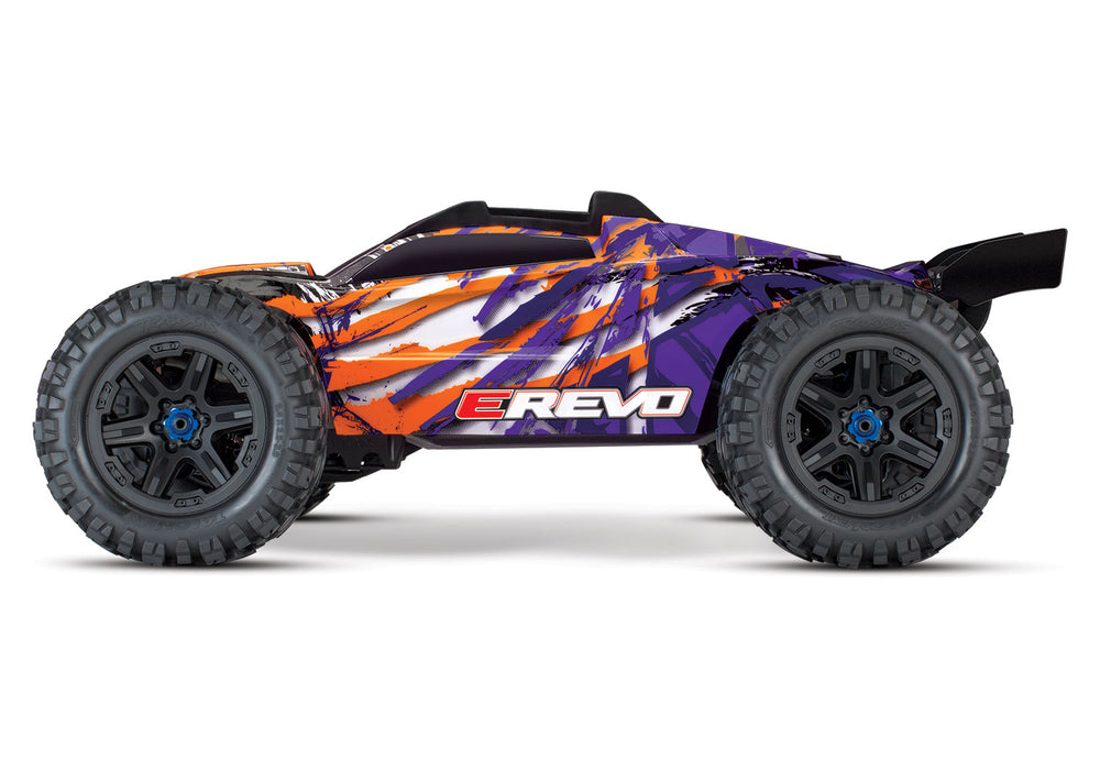 Traxxas 86086-4 E-Revo 2.0 VXL Brushless 1/10 Scale 4WD Brushless Electric Monster Truck Purple
