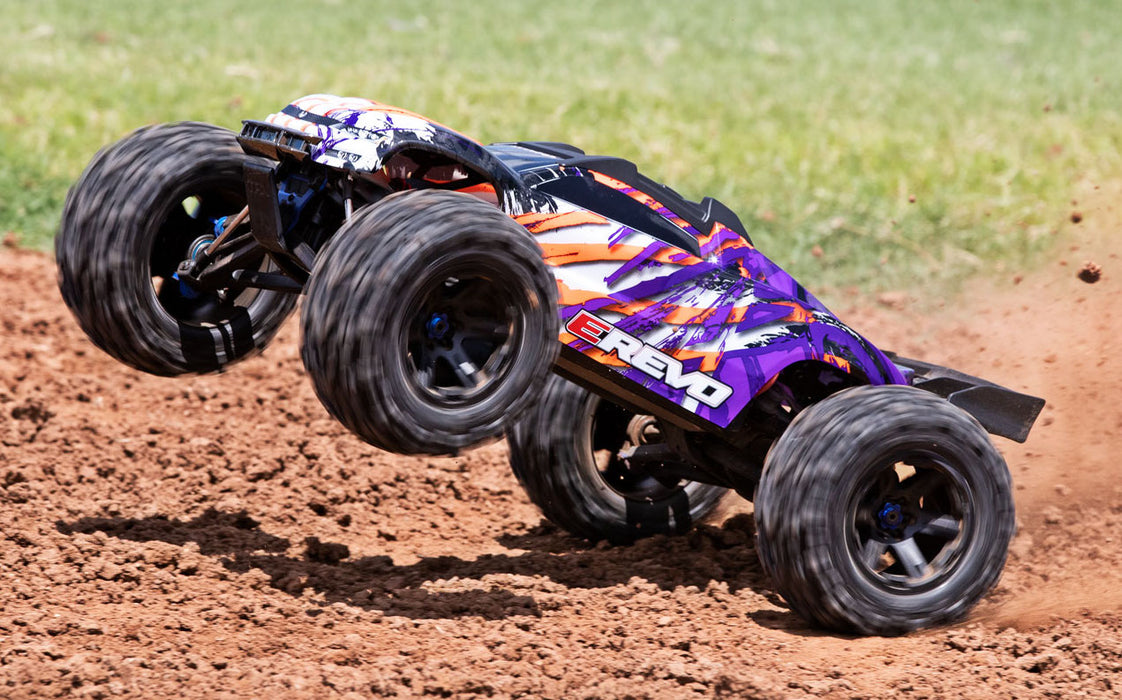 Traxxas 86086-4 E-Revo 2.0 VXL Brushless 1/10 Scale 4WD Brushless Electric Monster Truck Purple