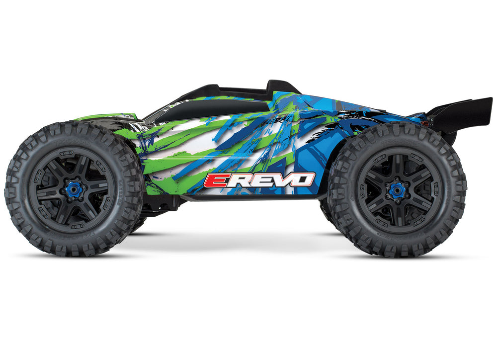 Traxxas 86086-4 E-Revo 2.0 VXL Brushless 1/10 Scale 4WD Brushless Electric Monster Truck Green