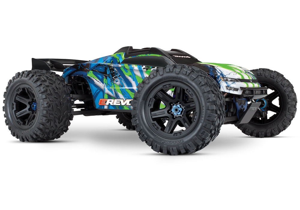 Traxxas 86086-4 E-Revo 2.0 VXL Brushless 1/10 Scale 4WD Brushless Electric Monster Truck Green
