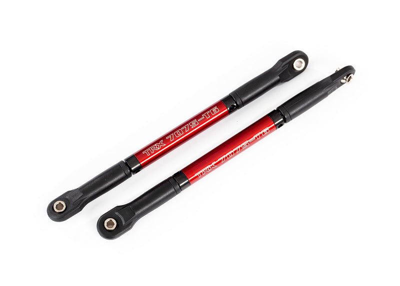 Traxxas 8619R Red Heavy Duty Aluminum Push Rod with Rod Ends for E-Revo VXL 1 Pair