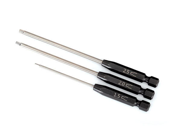 Traxxas 8715 Speed Bit Set with 1.5mm, 2.0mm, and 2.5mm Hex Drivers (1/4" Drive)