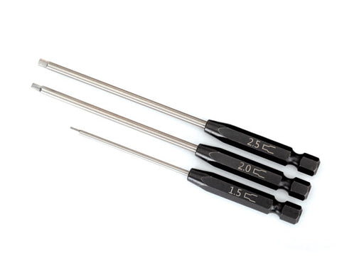 Traxxas 8715 Speed Bit Set with 1.5mm, 2.0mm, and 2.5mm Hex Drivers (1/4" Drive)