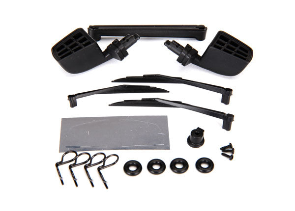 Traxxas 8817 Left and Right Black Side Mirrors for TRX-4 Mercedes G 500 (8811 Body)