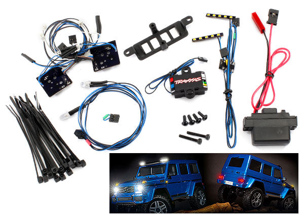 Traxxas 8898 LED Light Set for TRX-4 G Mercedes-Benz 500 with Power Supply