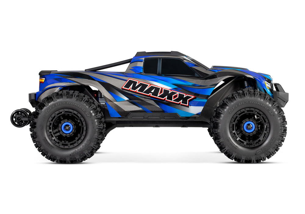 Traxxas 89086-4 1/10 Maxx with WiideMaxx VXL-4s Brushless 4x4 Monster Truck Blue