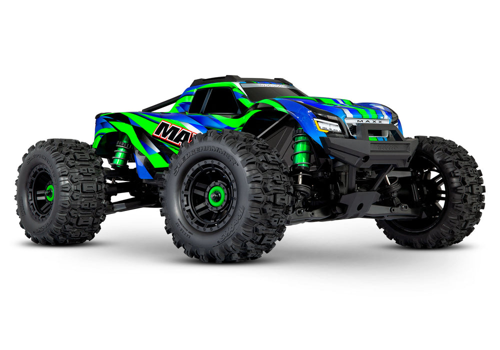 Traxxas 89086-4 1/10 Maxx with WiideMaxx VXL-4s Brushless 4x4 Monster Truck Green