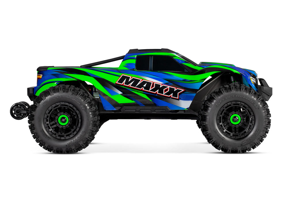 Traxxas 89086-4 1/10 Maxx with WiideMaxx VXL-4s Brushless 4x4 Monster Truck Green