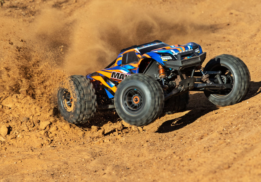 Traxxas 89086-4 1/10 Maxx with WiideMaxx VXL-4s Brushless 4x4 Monster Truck Orange