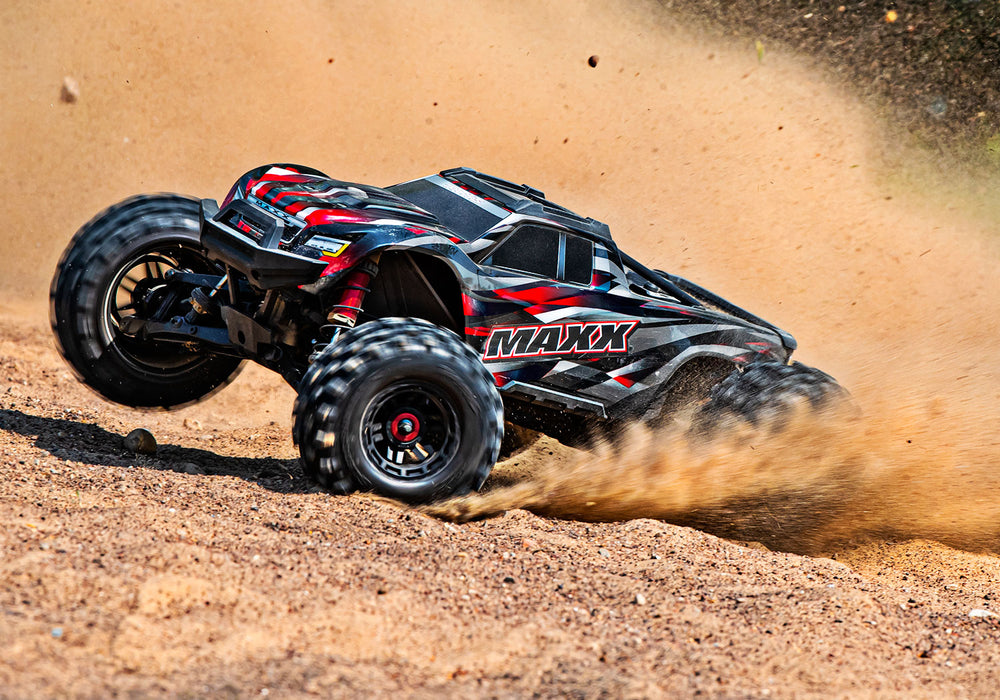 Traxxas 89086-4 1/10 Maxx with WiideMaxx VXL-4s Brushless 4x4 Monster Truck Red
