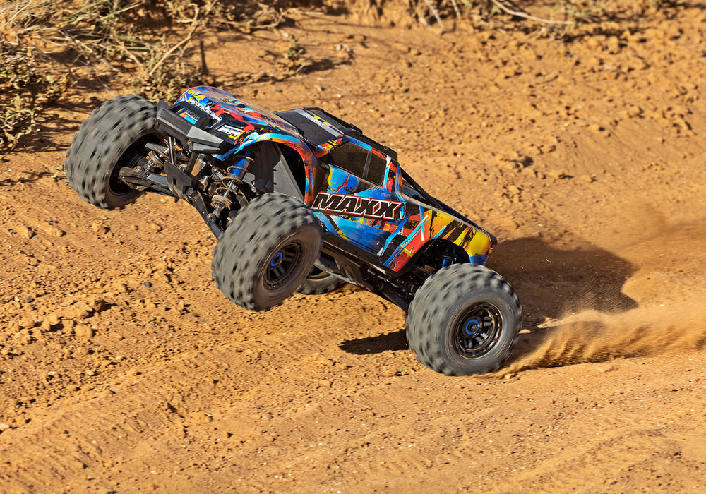 Traxxas 89086-4 1/10 Maxx with WiideMaxx VXL-4s Brushless 4x4 Monster Truck Rock and Roll