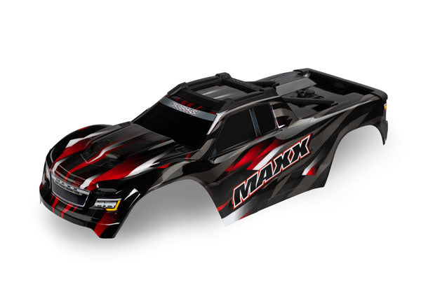 Traxxas 8918R Red Painted Body for Maxx V2 (352mm Wheelbase)