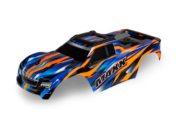 Traxxas 8918T Orange Painted Body for Maxx V2 (352mm Wheelbase)