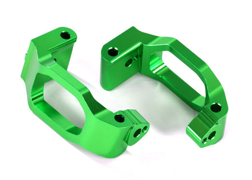 Traxxas 8932G Green Aluminum C-Hubs Caster Blocks Left and Right for Maxx