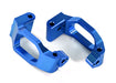 Traxxas 8932X Blue Aluminum C-Hubs Caster Blocks Left and Right for Maxx