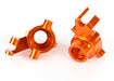 Traxxas 8937A Orange Aluminum Steering Blocks Left and Right for Maxx