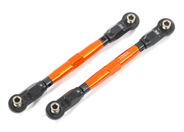 Traxxas 8948A Orange Aluminum Tubes 88mm Toe Links for Maxx 2 Pack