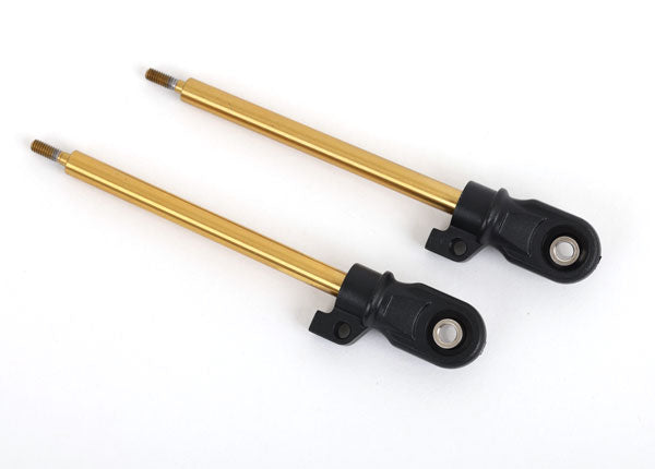 Traxxas 8963T 72mm TiN CoatedShock Shaft fits Sledge™ GT-Maxx® Shocks 1 Pair