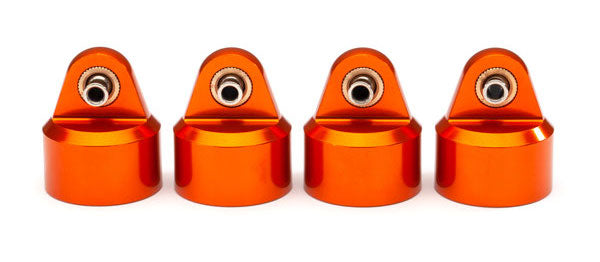 Traxxas 8964T Orange Aluminum Shock Caps for GT-Maxx Shocks 1 Set