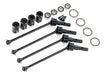 Traxxas 8996X Steel Driveshaft Set of 4 Front or Rear for WideMaxx Suspension