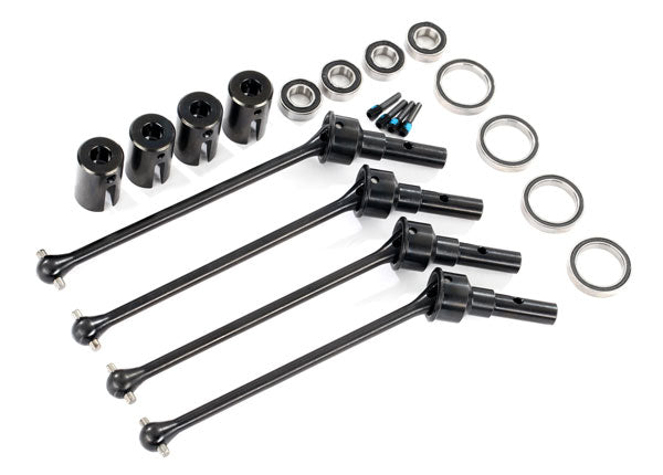 Traxxas 8996X Steel Driveshaft Set of 4 Front or Rear for WideMaxx Suspension