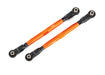 Traxxas 8997A Orange Aluminum 108.6mm Toe Links for WideMaxx Suspension Kit 2 Pack
