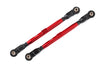 Traxxas 8997R Red Aluminum 108.6mm Toe Links for WideMaxx Suspension Kit 2 Pack