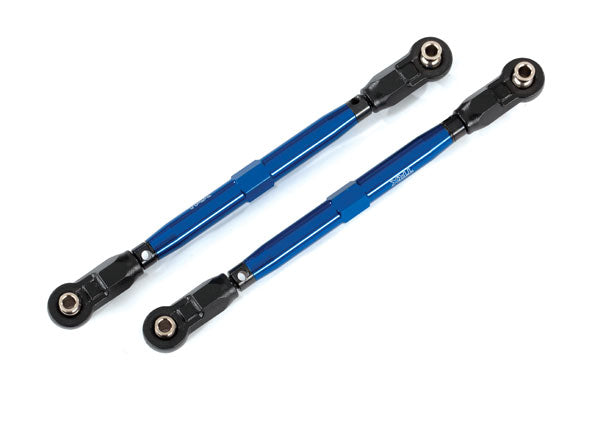 Traxxas 8997X Blue Aluminum 108.6mm Toe Links for WideMaxx Suspension Kit 2 Pack