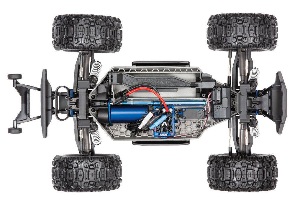 Traxxas 90076-4 Green and Blue Hoss 4X4 VXL 1/10 Monster Truck
