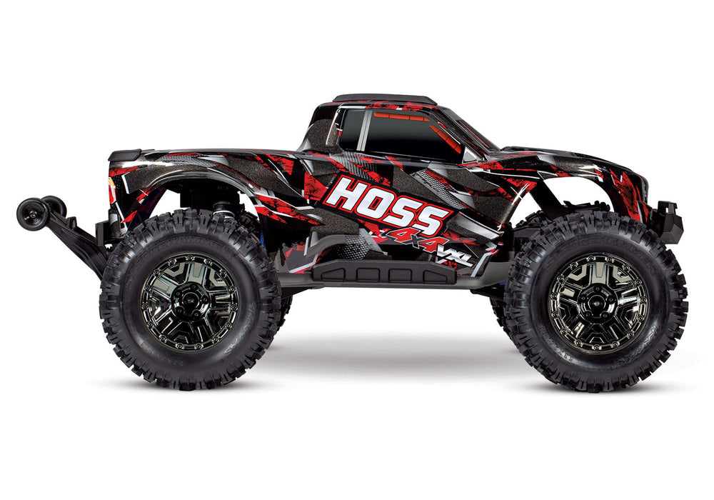 Traxxas 90076-4 Shadow Red Hoss 4X4 VXL 1/10 Monster Truck